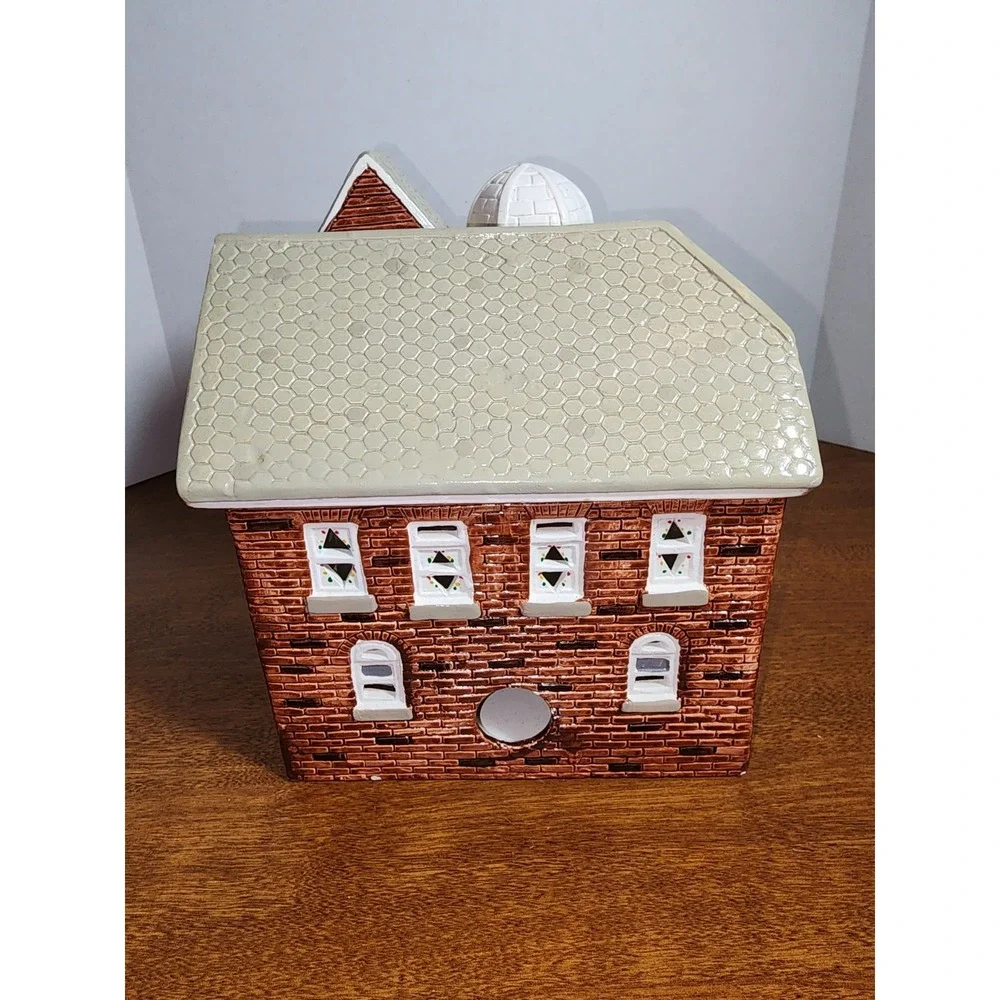 Vintage Yuletide Snow Hamlet German Victorian House 1988‎ Original Box (Damaged)